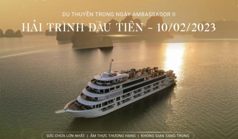 Du thuyền Ambassador II lớn nhất Việt Nam có tổng mức đầu tư 20 triệu USD