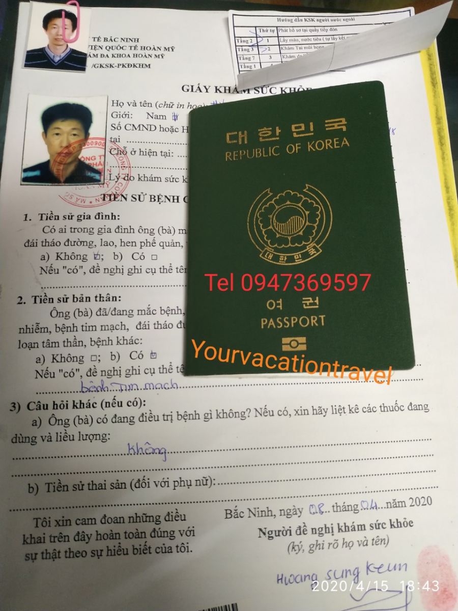 thủ tục gia hạn Visa Việt Nam