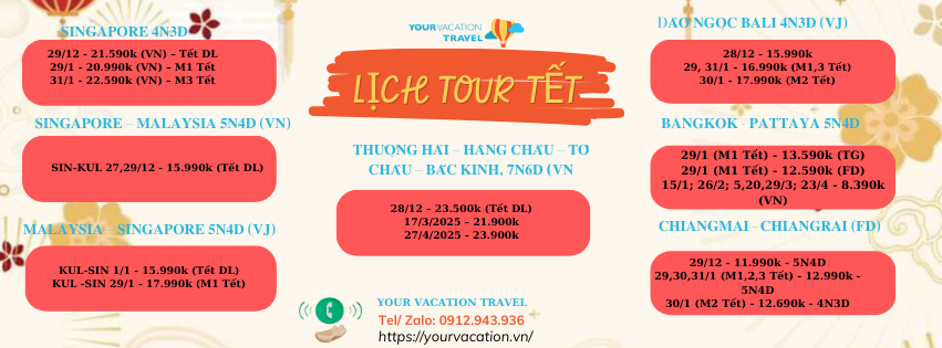 tour tết 2025